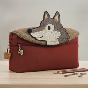 オオカミのペンケースのイメージ画像