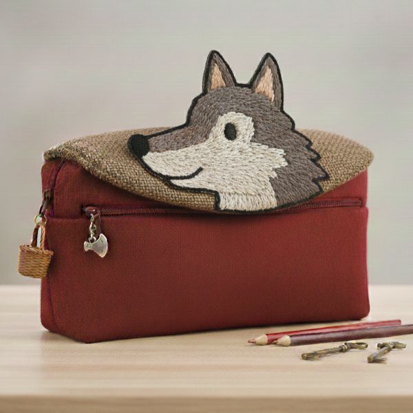 オオカミのペンケースのイメージ画像