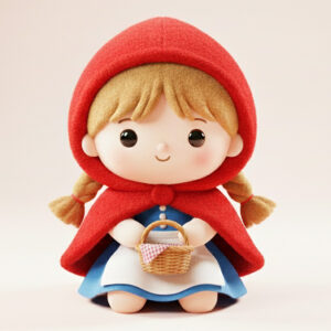 赤ずきんのぬいぐるみイメージ画像