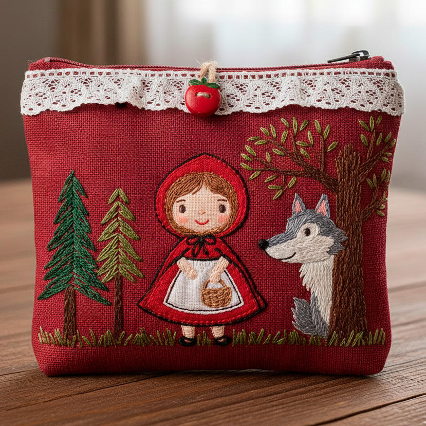 赤ずきんのペンケースのイメージ画像